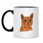 Кружка двухцветная