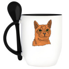 Кружка с ложкой