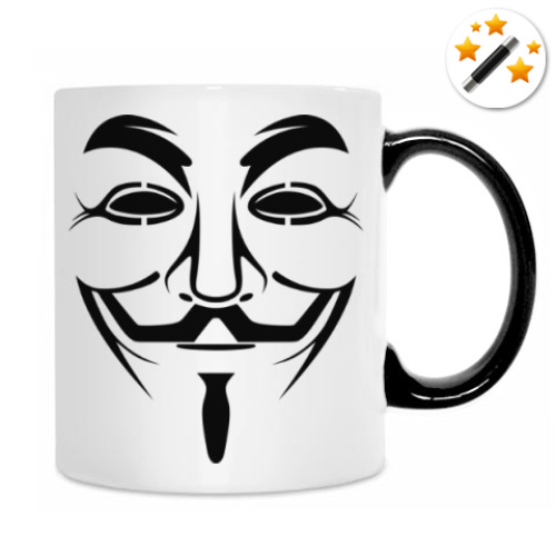 Кружка-хамелеон Анонимус