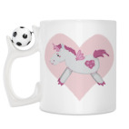 Кружка с футбольным мячиком