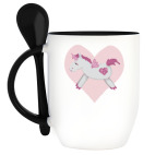 Кружка с ложкой