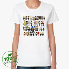 Женская футболка органик