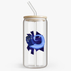 Банка с бамбуковой крышкой