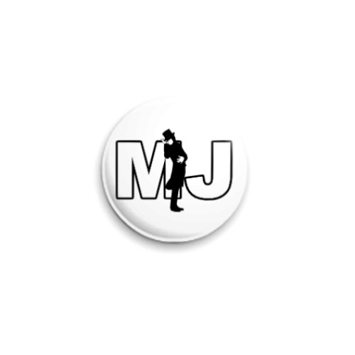 Значок 25мм  'Letters&Man'