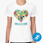 Женская спортивная футболка