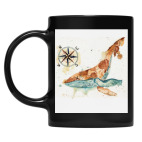 Кружка цветная UV-DTF