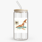 Банка с бамбуковой крышкой