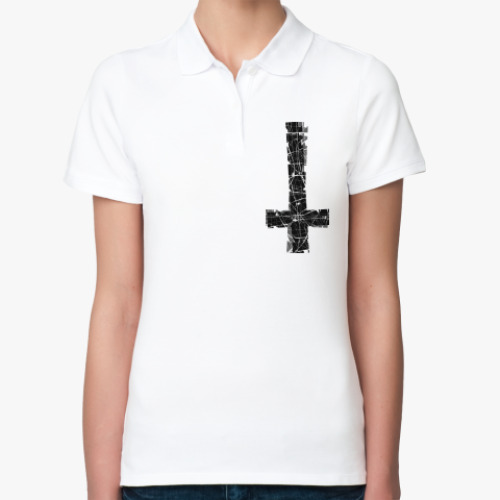 Женская рубашка поло (печать) 2Крест