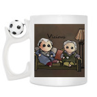 Кружка с футбольным мячиком