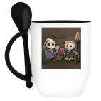 Кружка с ложкой