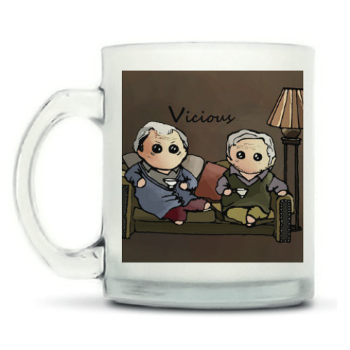 Кружка матовая с принтом Vicious