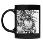 Кружка цветная UV-DTF