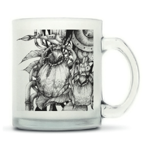 Кружка матовая с принтом Botany