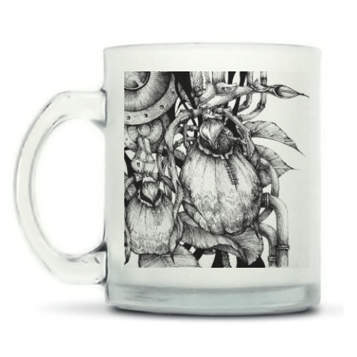 Кружка матовая с принтом Botany