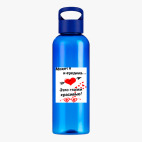 Прозрачная спортивная бутылка