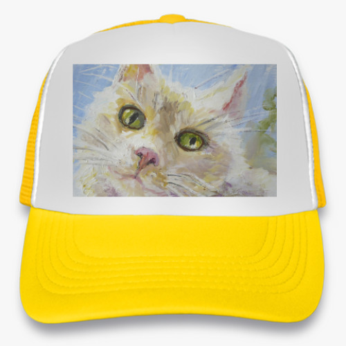 Кепка-тракер с принтом Нежный котик