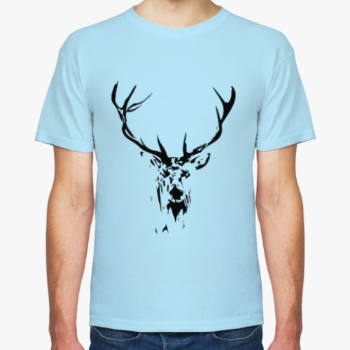 Футболка с принтом Олень