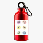 Металлическая бутылка 400 мл UV-DTF