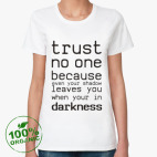 Женская футболка органик