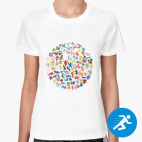 Женская спортивная футболка