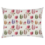 девушка и розы паттерн