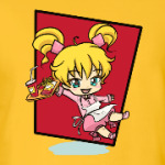 аниме девочка-официантка