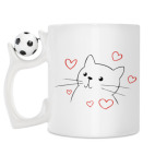 Кружка с футбольным мячиком