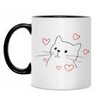 Кружка двухцветная