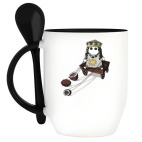 Кружка с ложкой