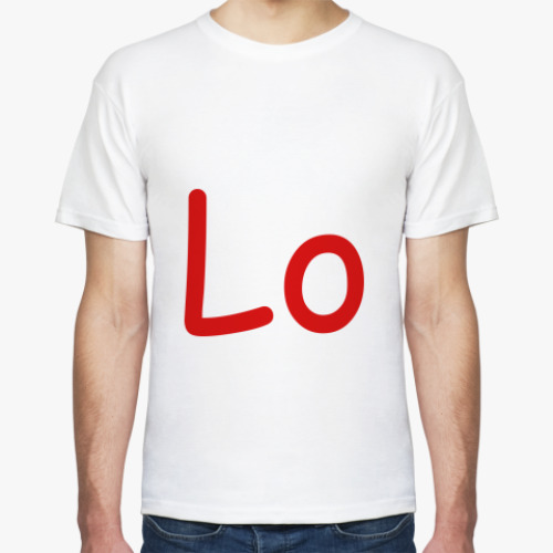 Футболка с принтом LOve