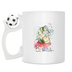 Кружка с футбольным мячиком