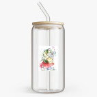 Банка с бамбуковой крышкой