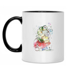 Кружка двухцветная