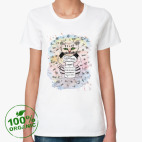 Женская футболка органик