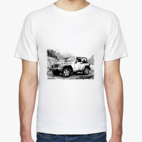 Футболка с принтом Джип