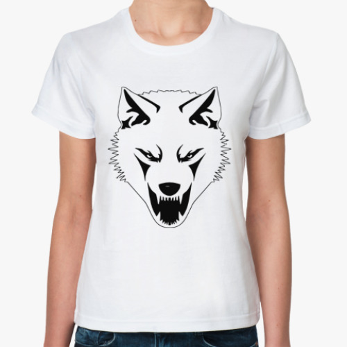 Классическая футболка с принтом Сопротивление