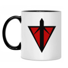 Кружка двухцветная