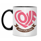 Кружка двухцветная