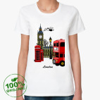 Женская футболка органик