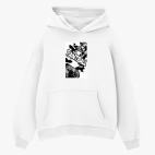 Толстовка худи оверсайз