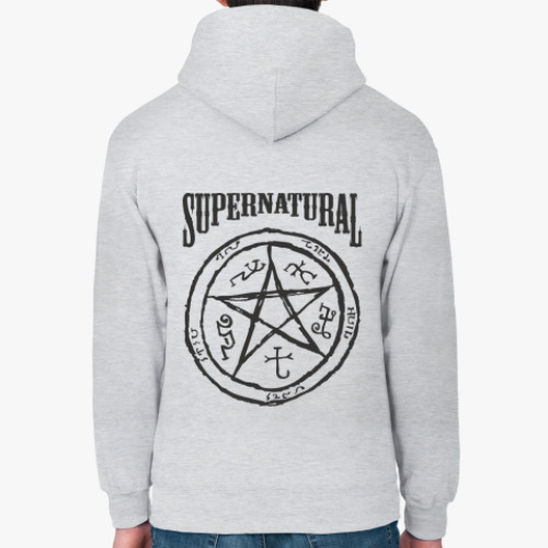 Толстовка худи с принтом Devil's Trap - Supernatural