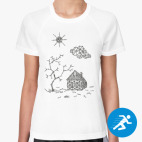 Женская спортивная футболка