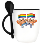 Кружка с ложкой