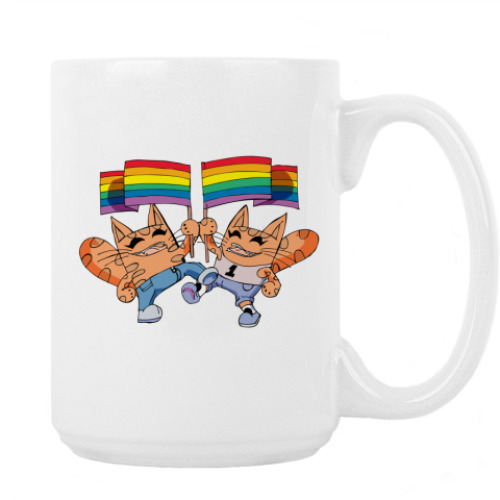 Кружка с принтом Я горжусь