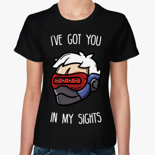 Женская футболка с принтом Overwatch