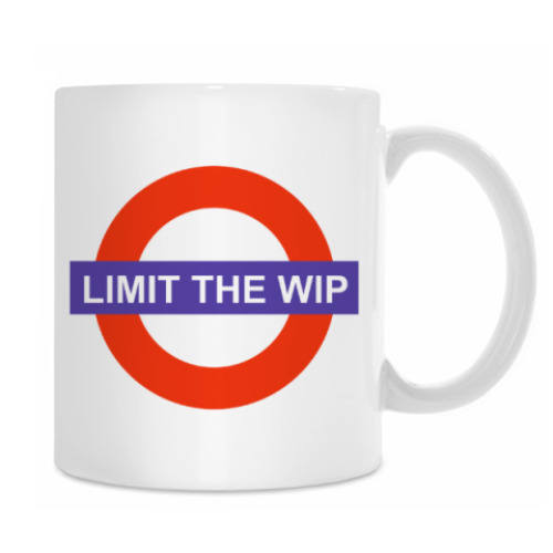 Кружка с принтом Limit The WIP