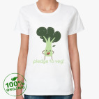 Женская футболка органик