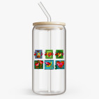 Банка с бамбуковой крышкой