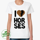 Женская футболка органик