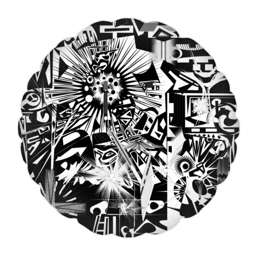 Подушка с принтом Анти материя